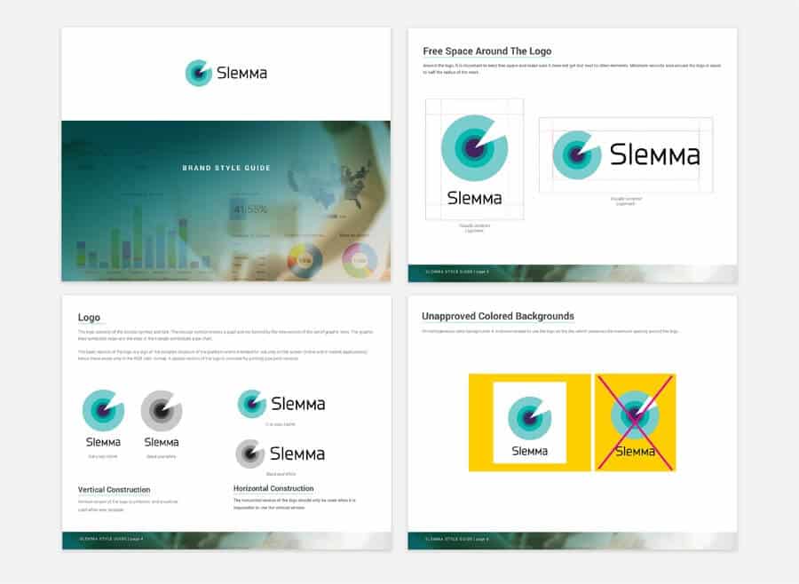 Slemma Branding by Stellen Design Branding Agency in Los Angeles CA