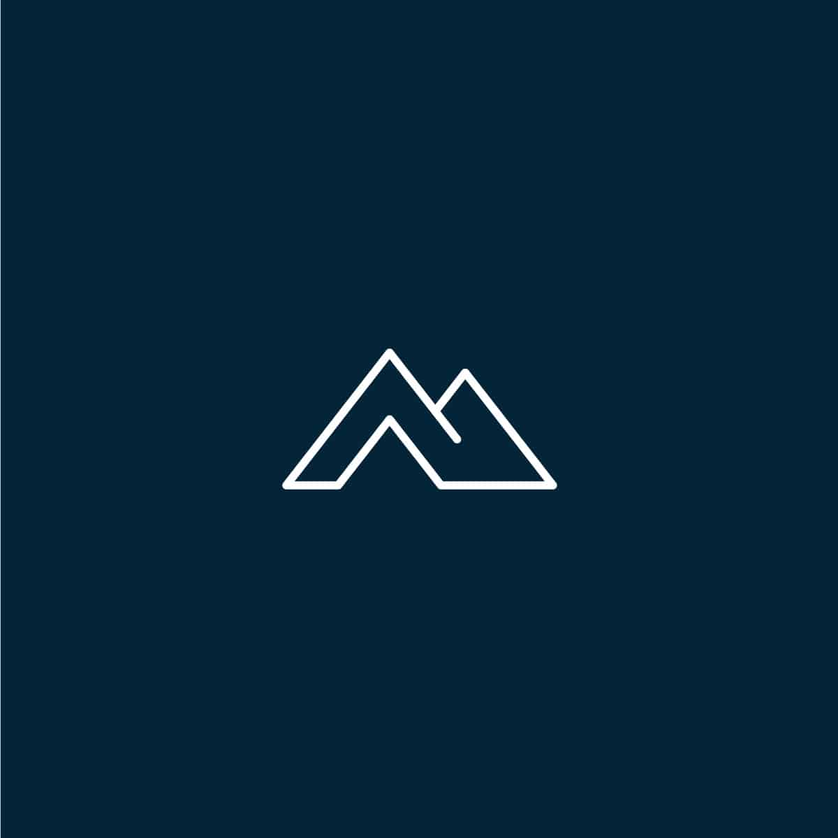 The Founders Attorney Logo Make of Mountains by Stellen Design Branding Agency in Southern California
