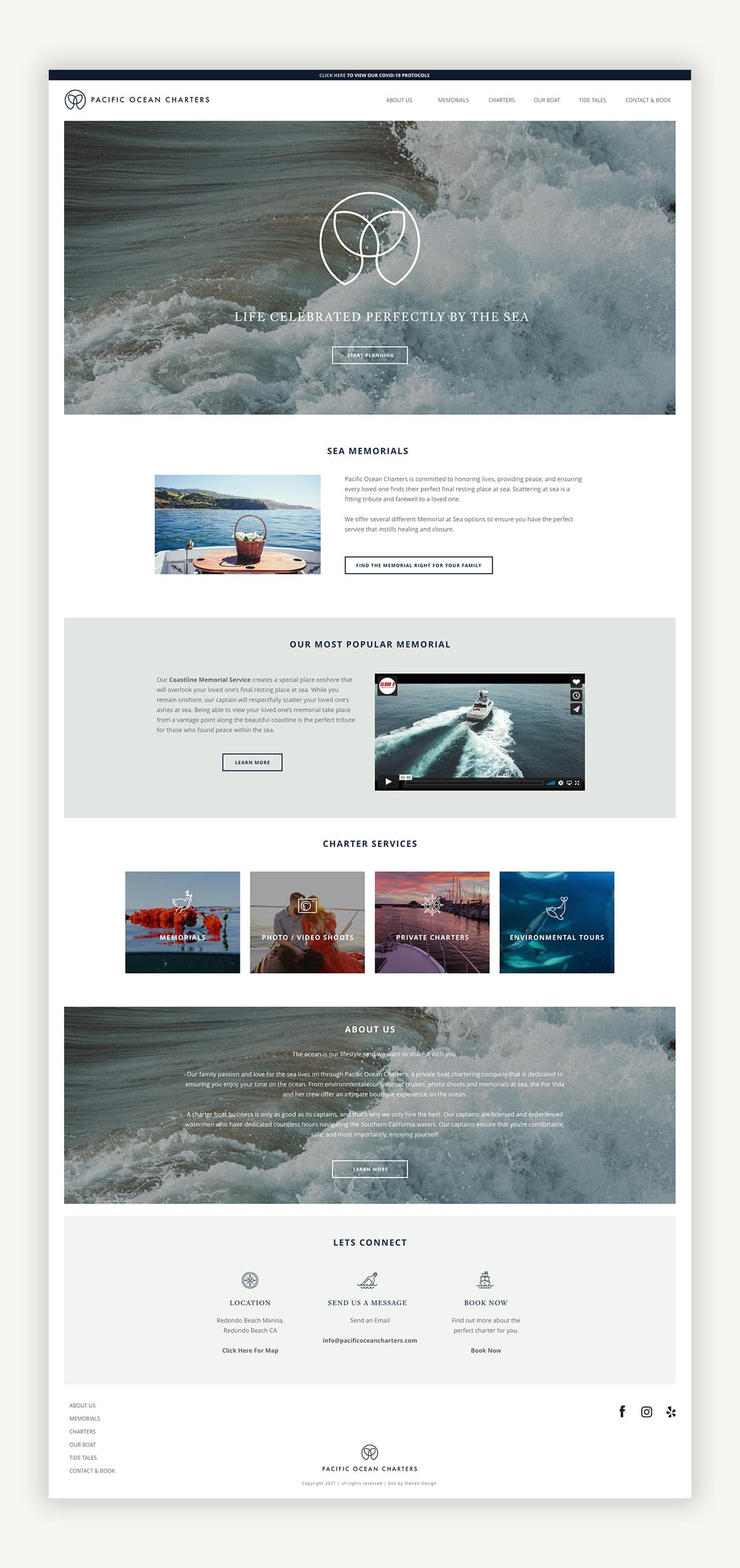 Pacific Ocean Charters Home Page