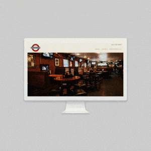 Website Design for Underground Pub by Stellen Design