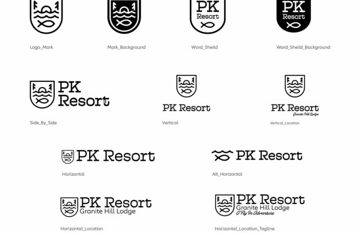 PK Resort Logo Design