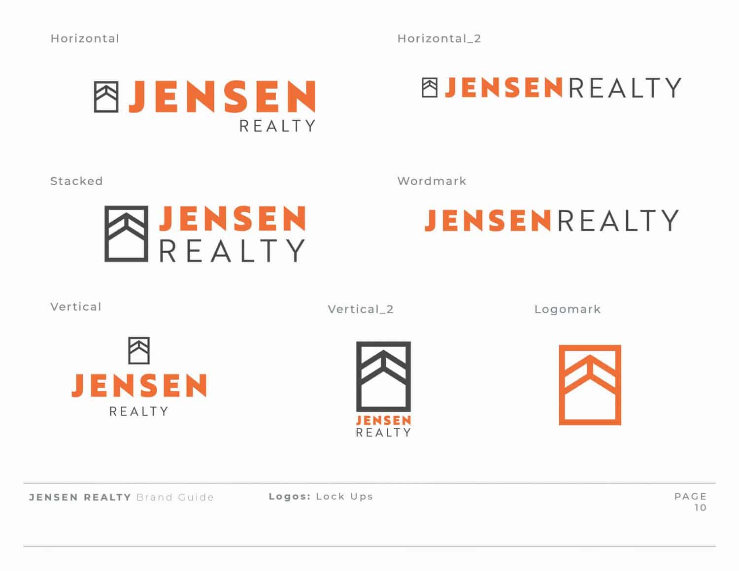 Logo Design for Jensen Reality by Stellen Design Graphic Design and Brand Development Hermosa Beach
