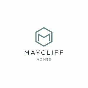 Logo Design for Maycliff Homes by Stellen Design in Hermosa Beach, logo of an M in a hexagonal shape