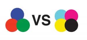 RGB VS CMYK by Stellen Design graphic design firm in Los Angeles