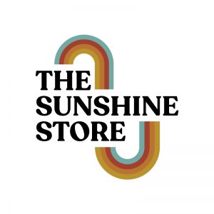 The Sunshine Store Logo of a Sunshine Rainbow designed by Stellen Design graphic design branding and logo design in Los Angeles California