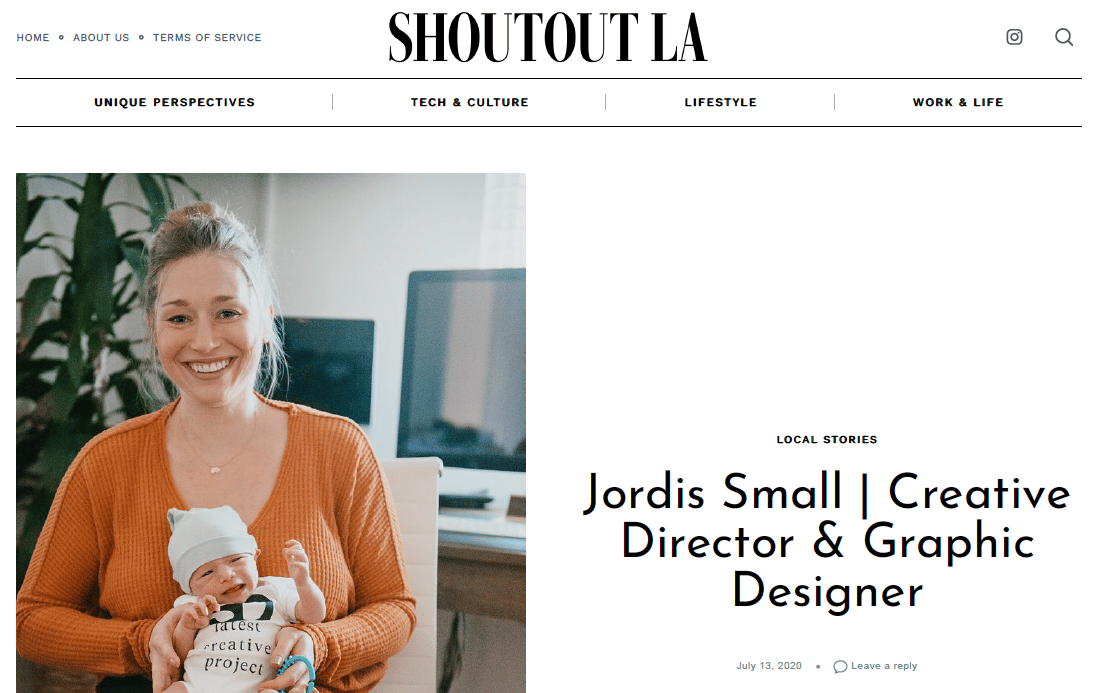 Jordis Small Graphic Designer and Creative Director of Stellen Design Graphic Design and Branding