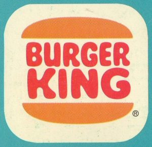 Vintage Burger King Logo on Stellen Designs Hungry Colors Blog Post