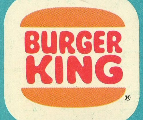 Vintage Burger King Logo on Stellen Designs Hungry Colors Blog Post