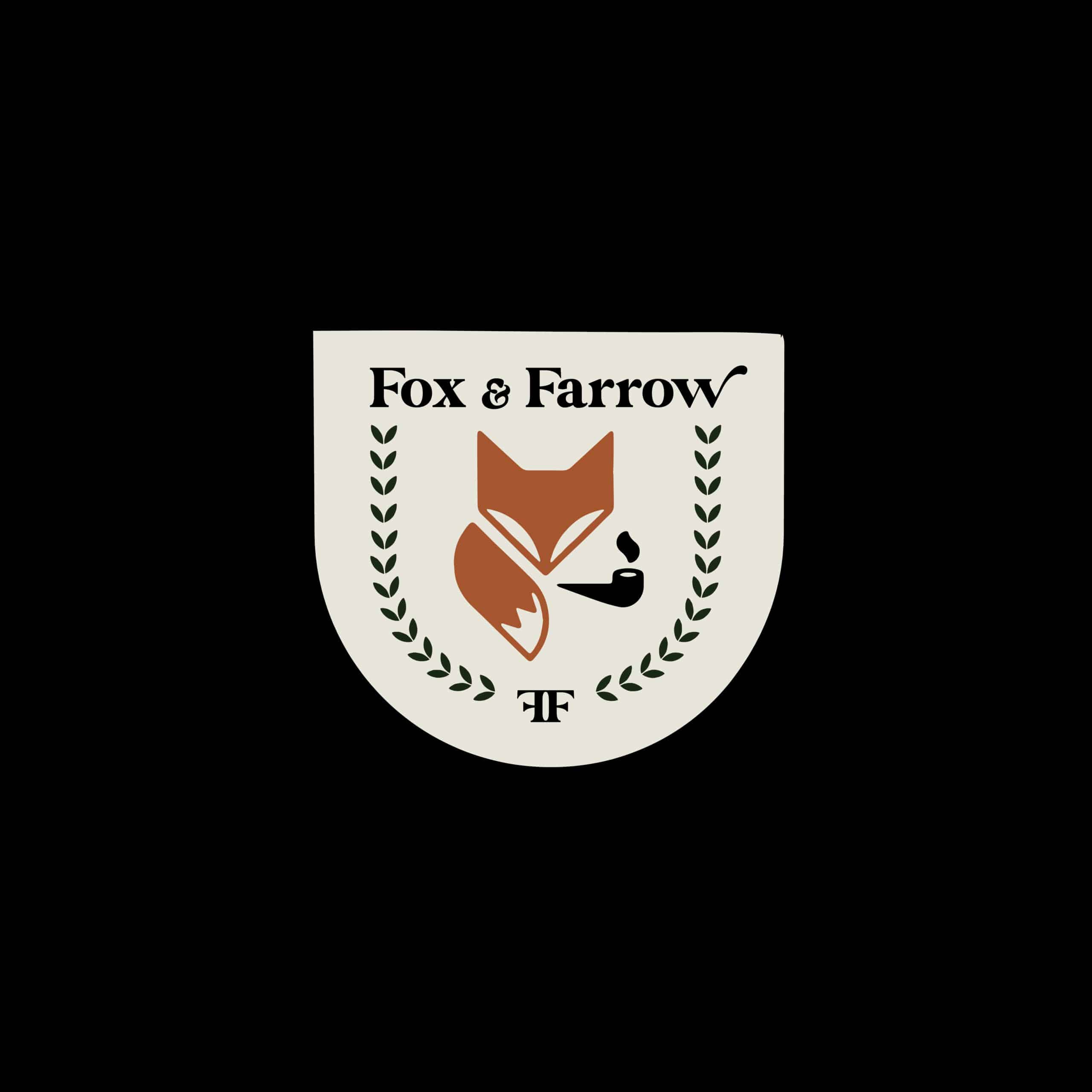 Fox and Farrow Restaurant Branding and Logo Design By Stellen Design Branding Agency in Los Angeles Ca