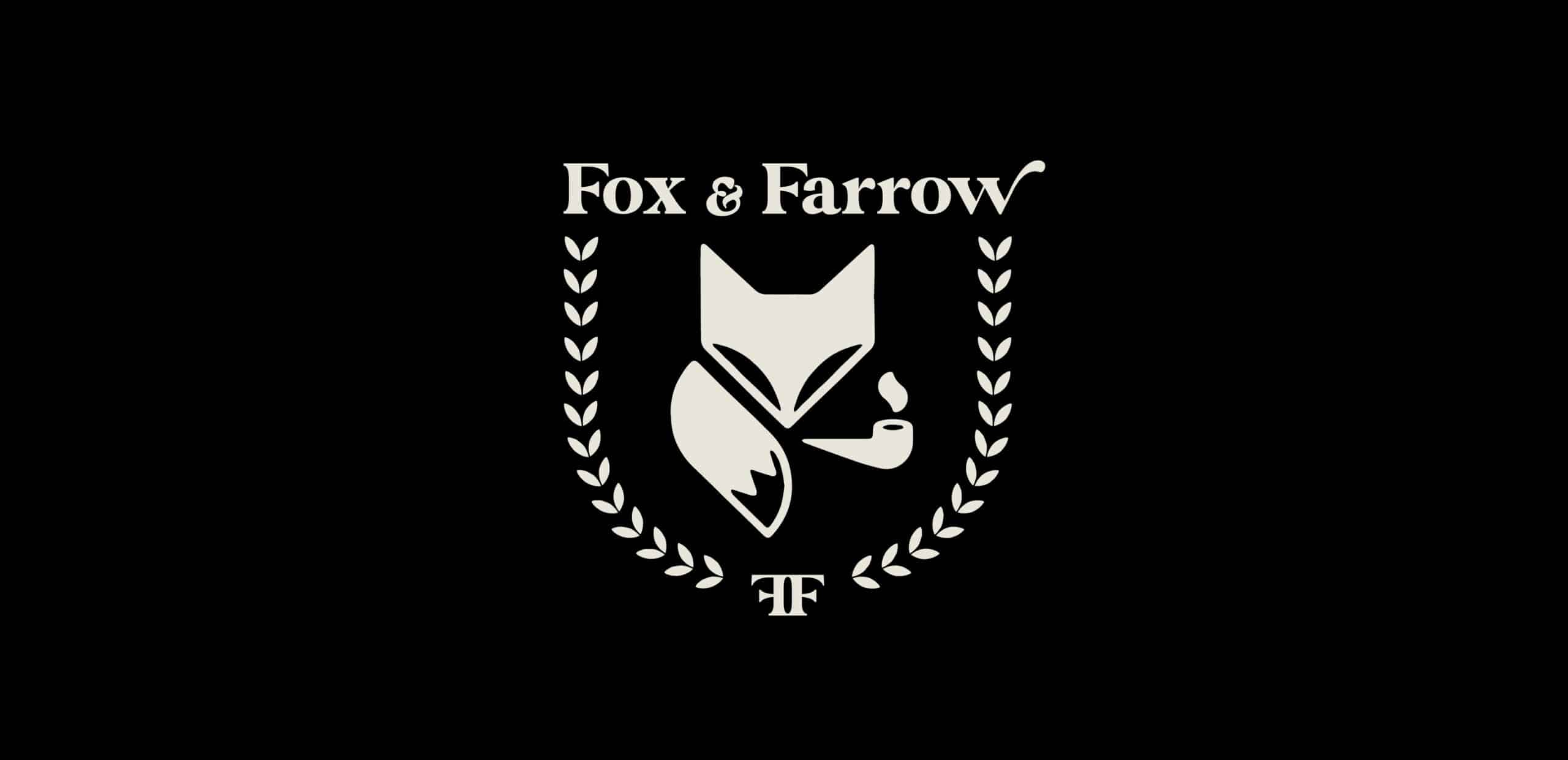 Fox and Farrow Restaurant Branding and Logo Design By Stellen Design Branding Agency in Los Angeles Ca