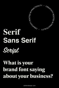 What is your brand font saying about your business on Stellen Design Design Life Branding Agency in Los Angeles