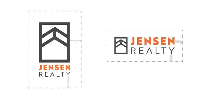 Jensen Reality Branding By Stellen Design Graphic Design and Branding Agency Los Angeles Brand Guide Logo Spacing