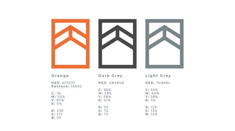 Jensen Reality Branding By Stellen Design Graphic Design and Branding Agency Los Angeles Brand Guide Brand Colors