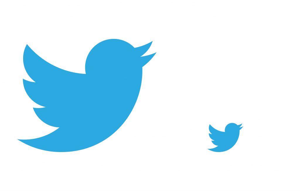 Twitters Logo Being Used to show scale on Logo Designs that Scale an article by Stellen Design branding agency in Los Angeles CA