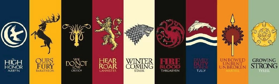 Game of Thrones House Sigils as Logo Designs on What is Logo Design by Stellen Design Branding Agency in Los Angeles