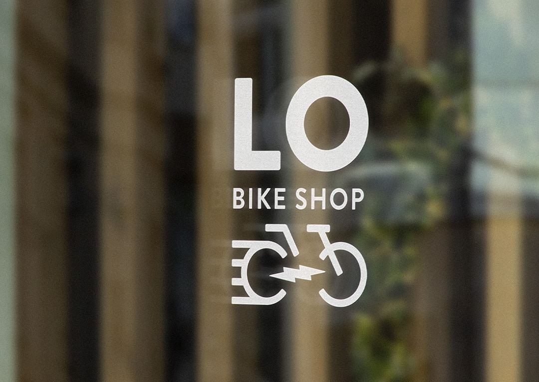 Sticker Design for Lo Bike Shop in Los Olivos CA by Stellen Design Branding Agency in Los Angeles CA specializing in Logo Design