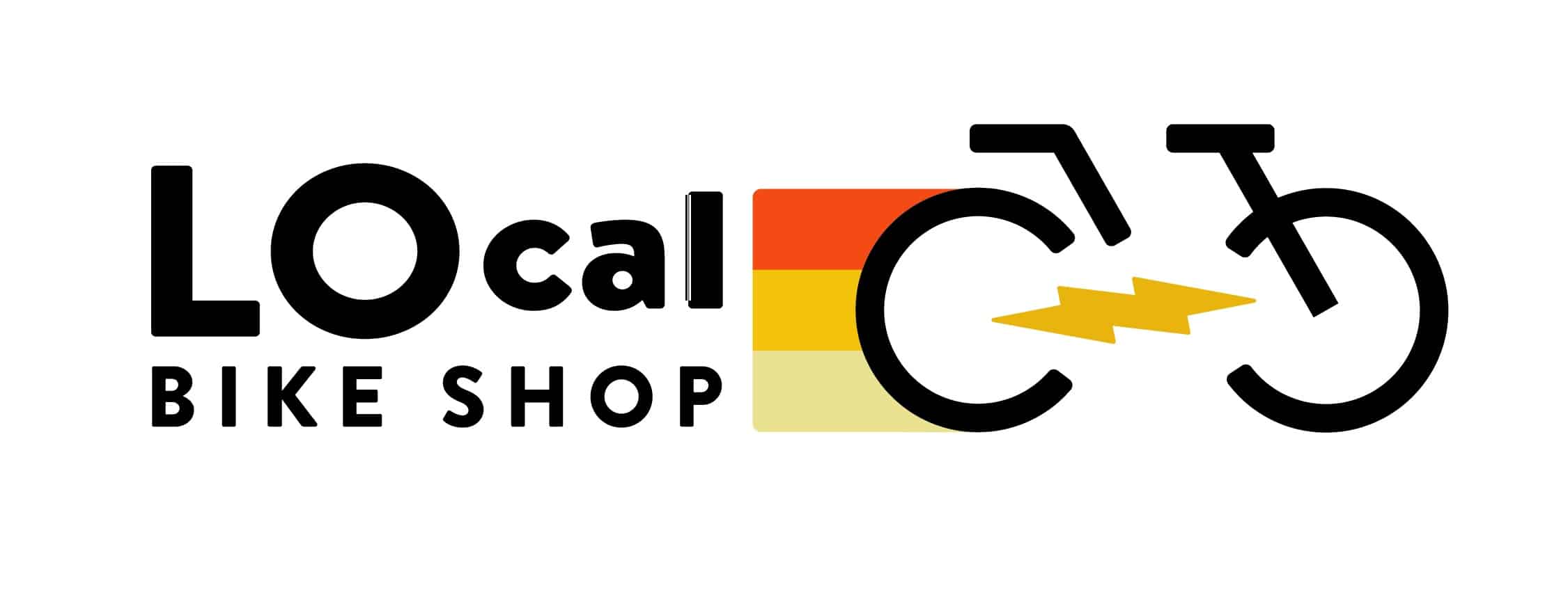 Lo Bike Shop in Los Olivos California logo design of a bike and sunset by Stellen Design Branding Agency in Los Angeles CA