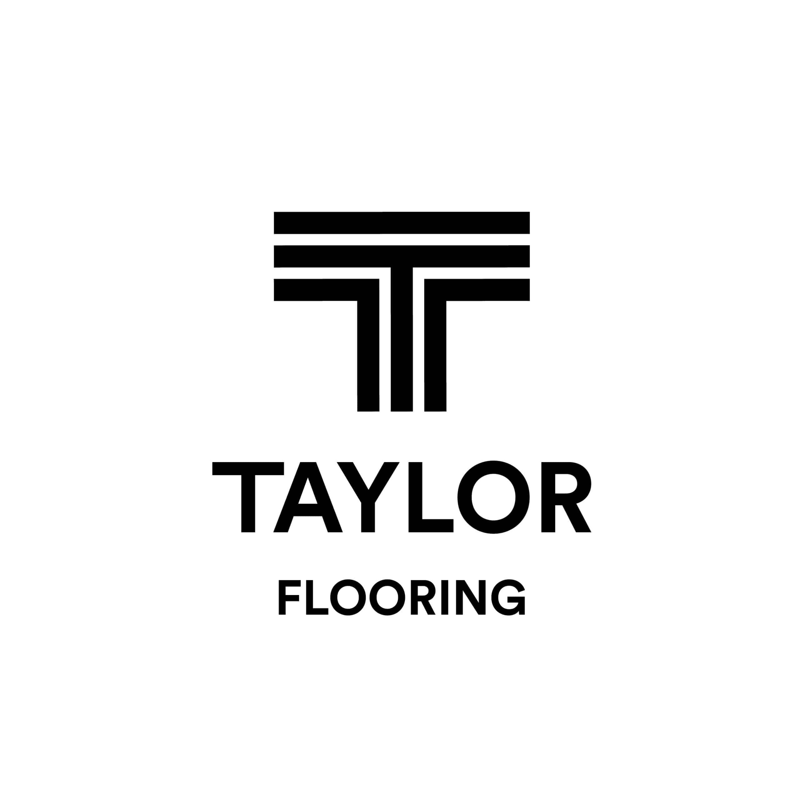 Taylor Flooring Logo Design 70's inspired surf logo by Stellen Design Branding Agency in Los Angeles CA