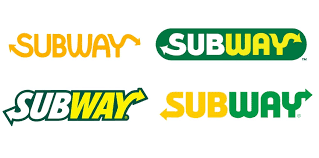 Subway logos over time featured on Stellen Design Branding Agency Blog on The Difference Between Brand and Logo