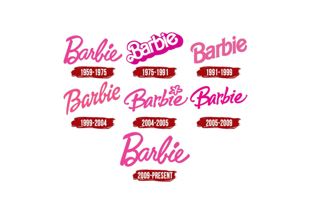 Stellen Design Branding Agency in Los Angeles Article based on successful rebrands highlighting the Barbie Logo
