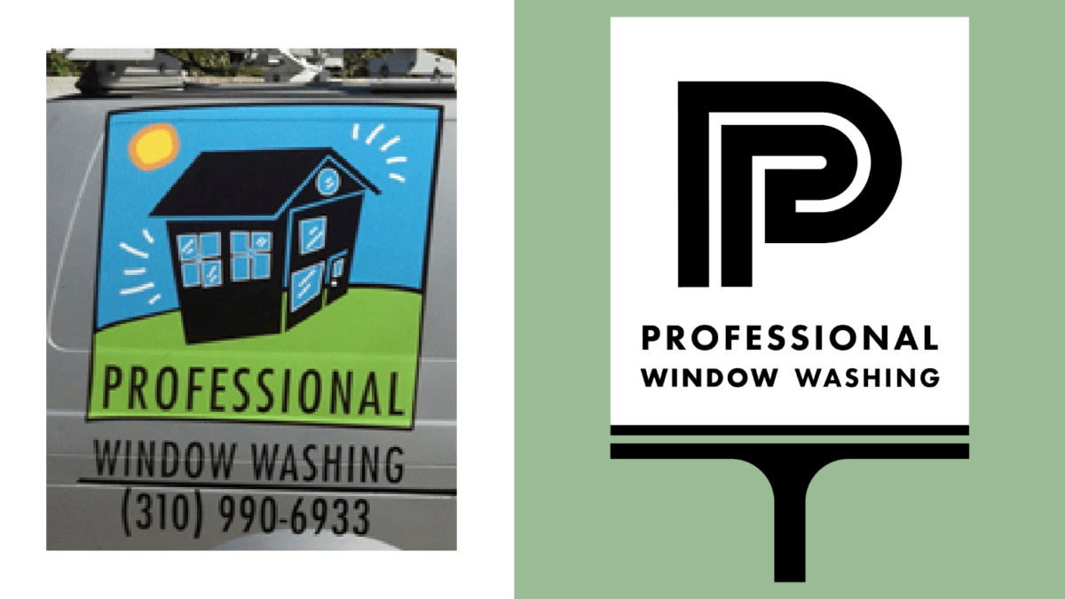 Logo Design Before and After By Stellen Design branding and logo design agency in Los Angeles