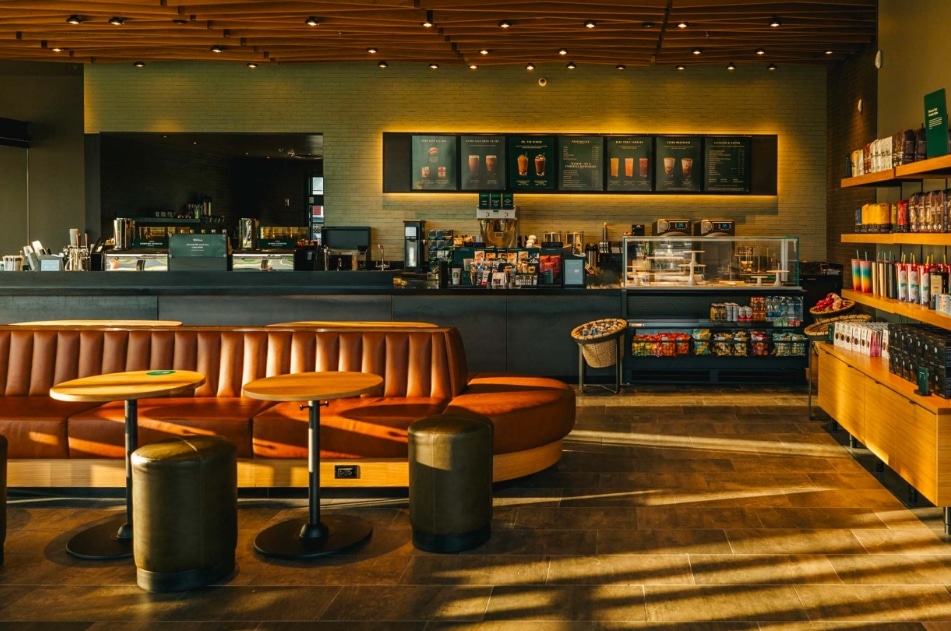 Example of Starbucks' brand design