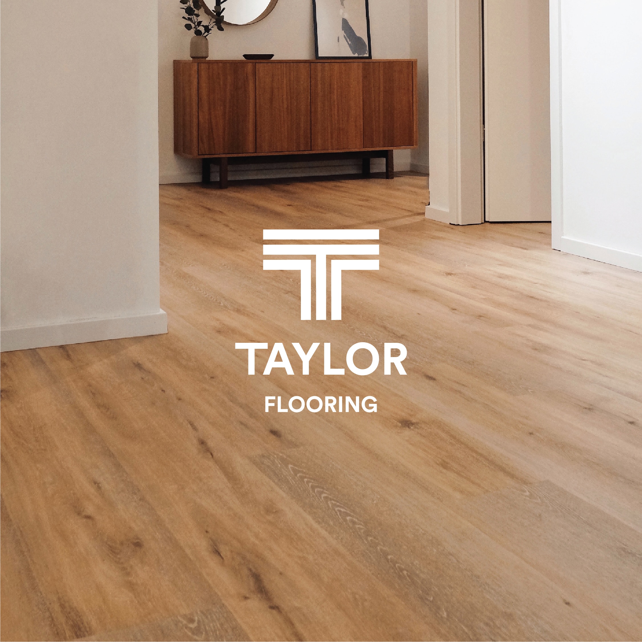 Taylor Flooring Logo Design By Stellen Design Branding Agency in Los Angeles California