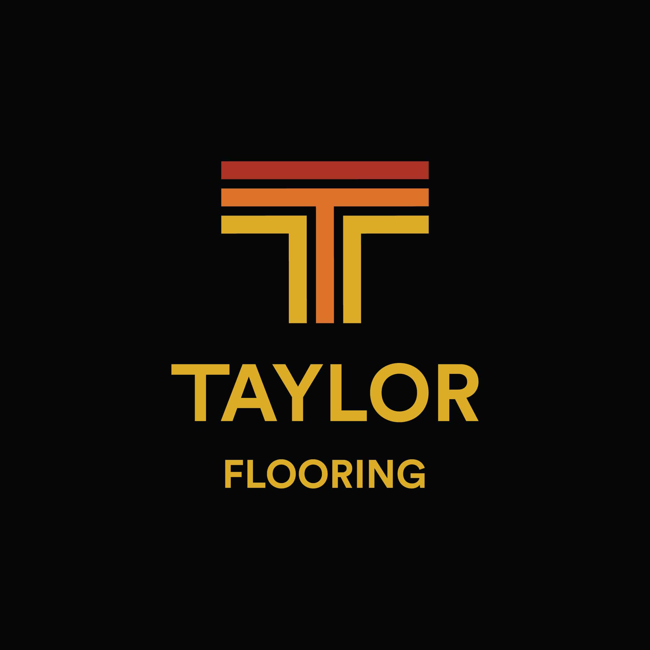Taylor Flooring Logo Design By Stellen Design Branding Agency in Los Angeles California