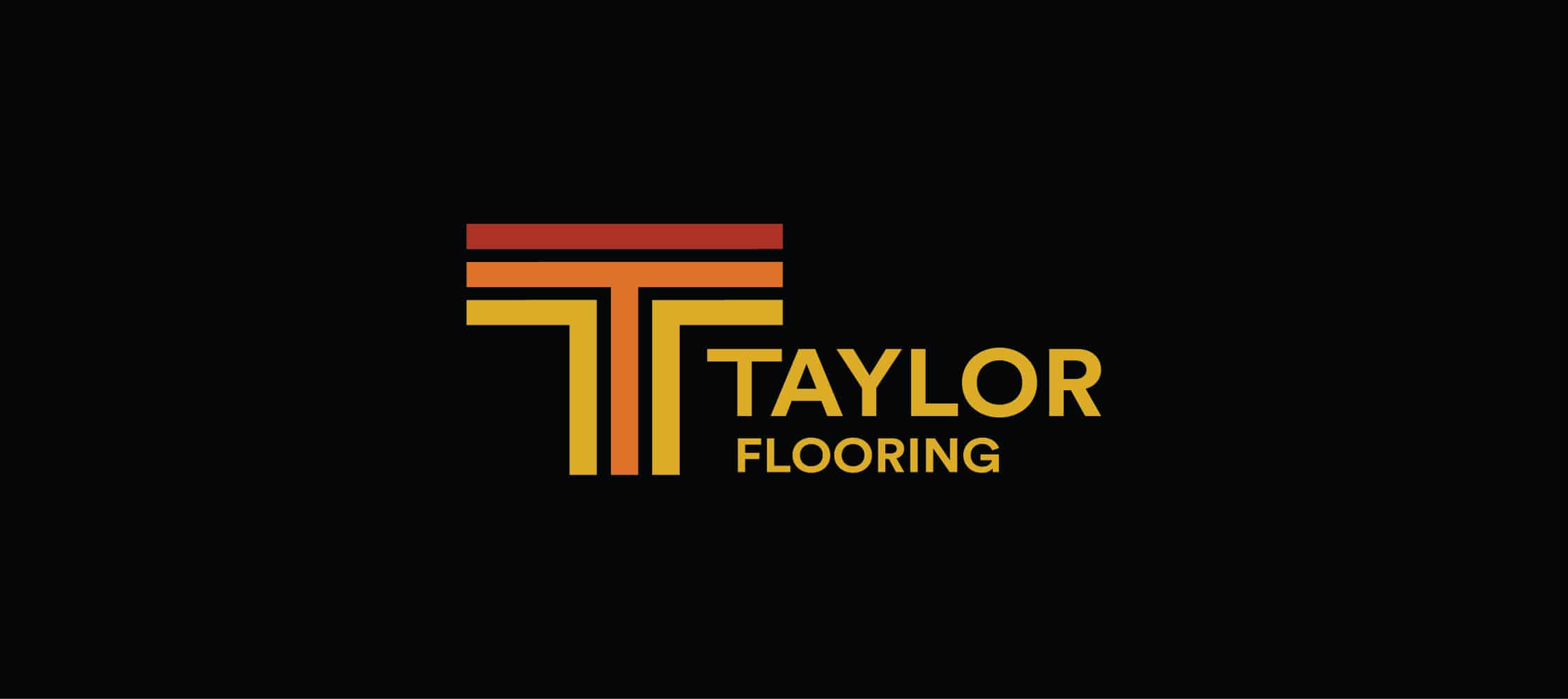Taylor Flooring Logo Design By Stellen Design Branding Agency in Los Angeles California