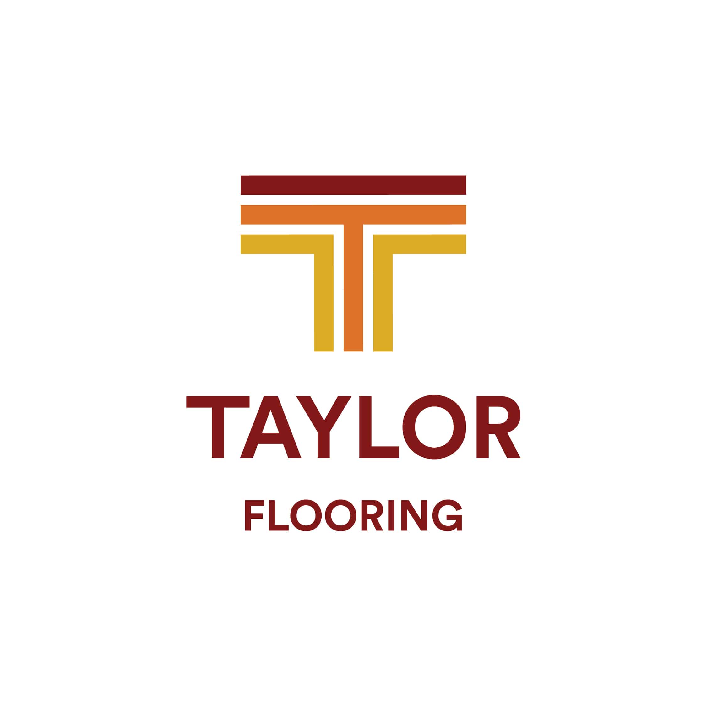 Taylor Flooring Logo Design By Stellen Design Branding Agency in Los Angeles California