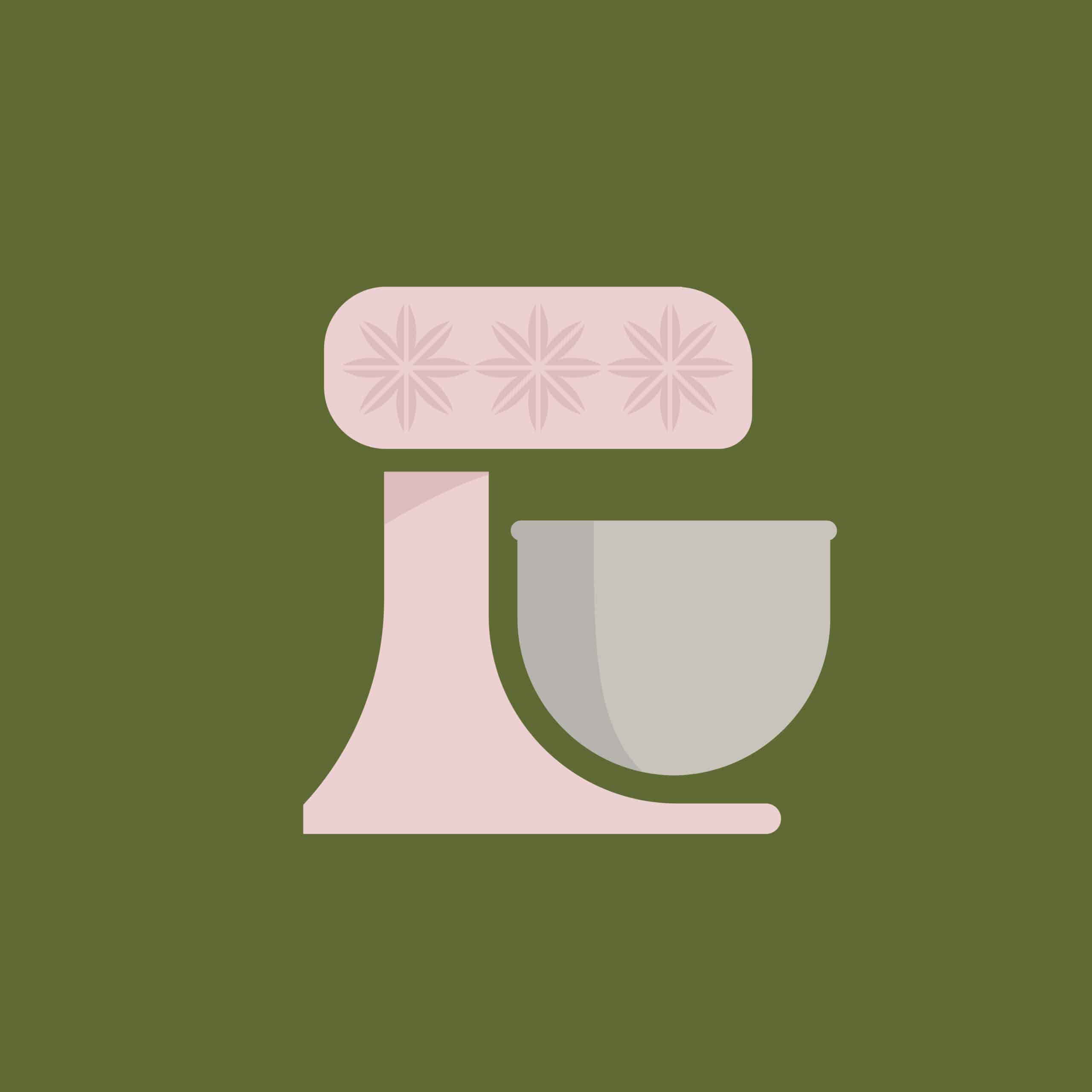 Mixer Icon for Little Cake Baker by Stellen Design branding agency in Los Angles CA