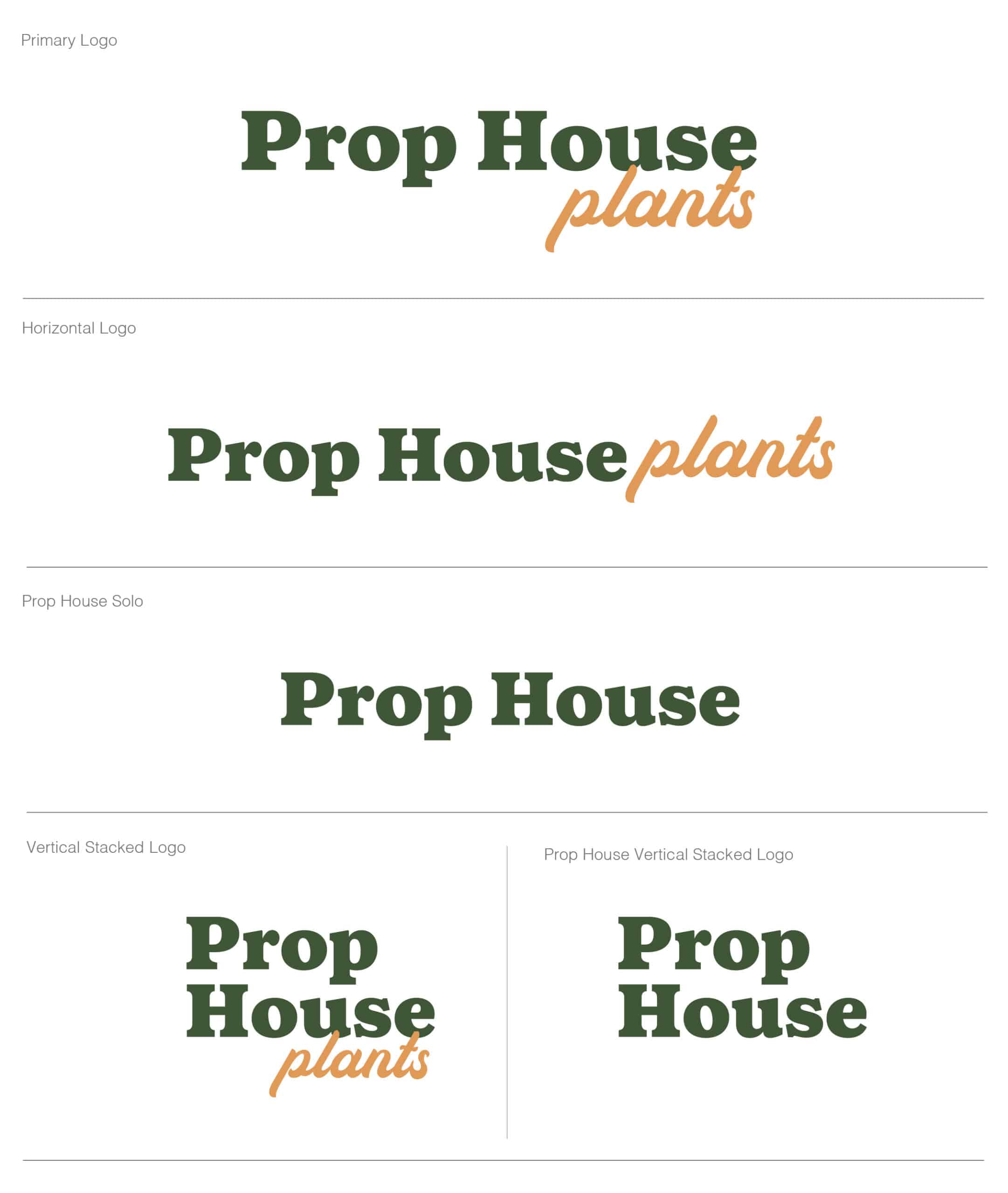 Prop House Plants Logo Design by Stellen Design Branding Agency in Los Angeles CA