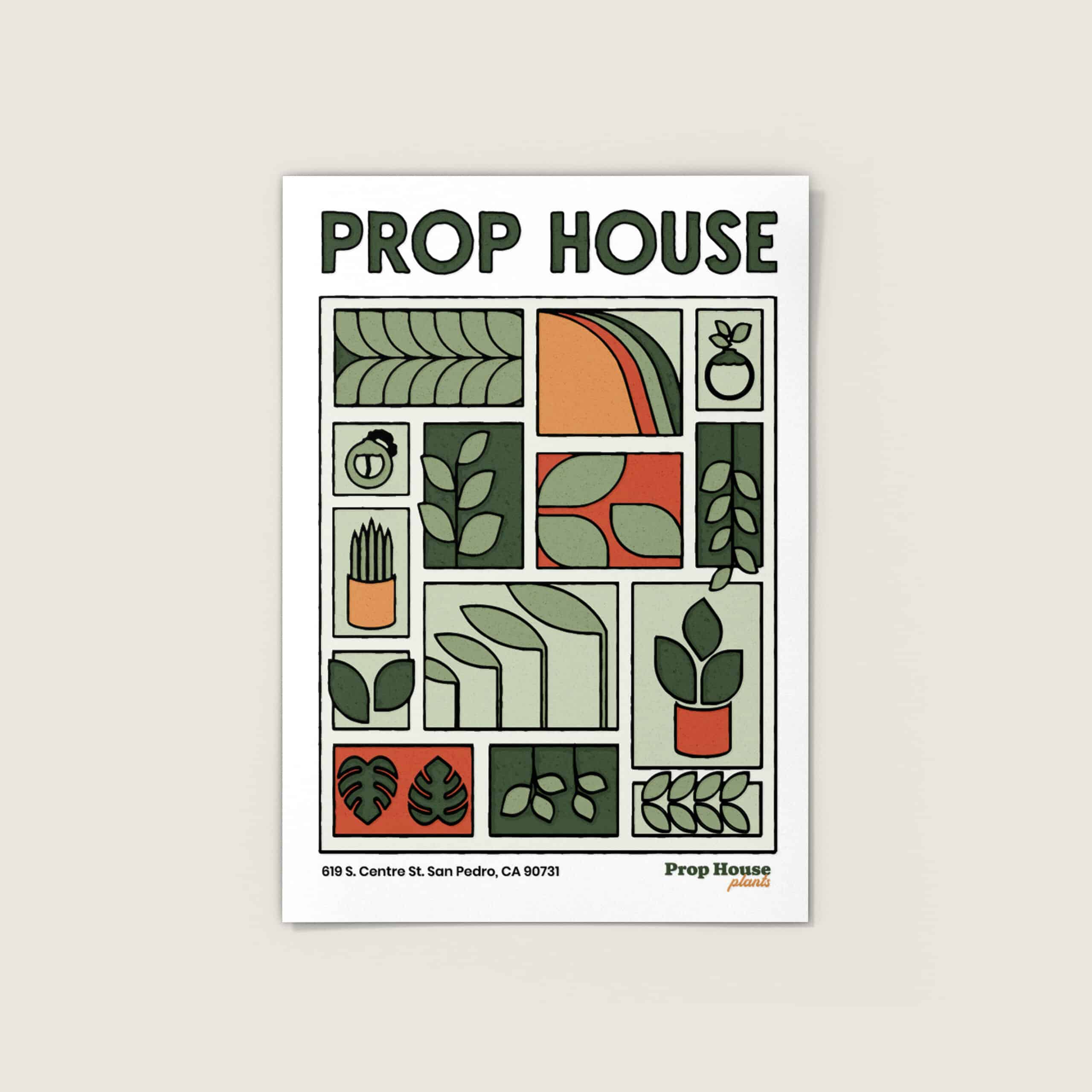 Flyer Poster Design for for Prop House Plants by Stellen Design Branding Agency in Los Angeles CA