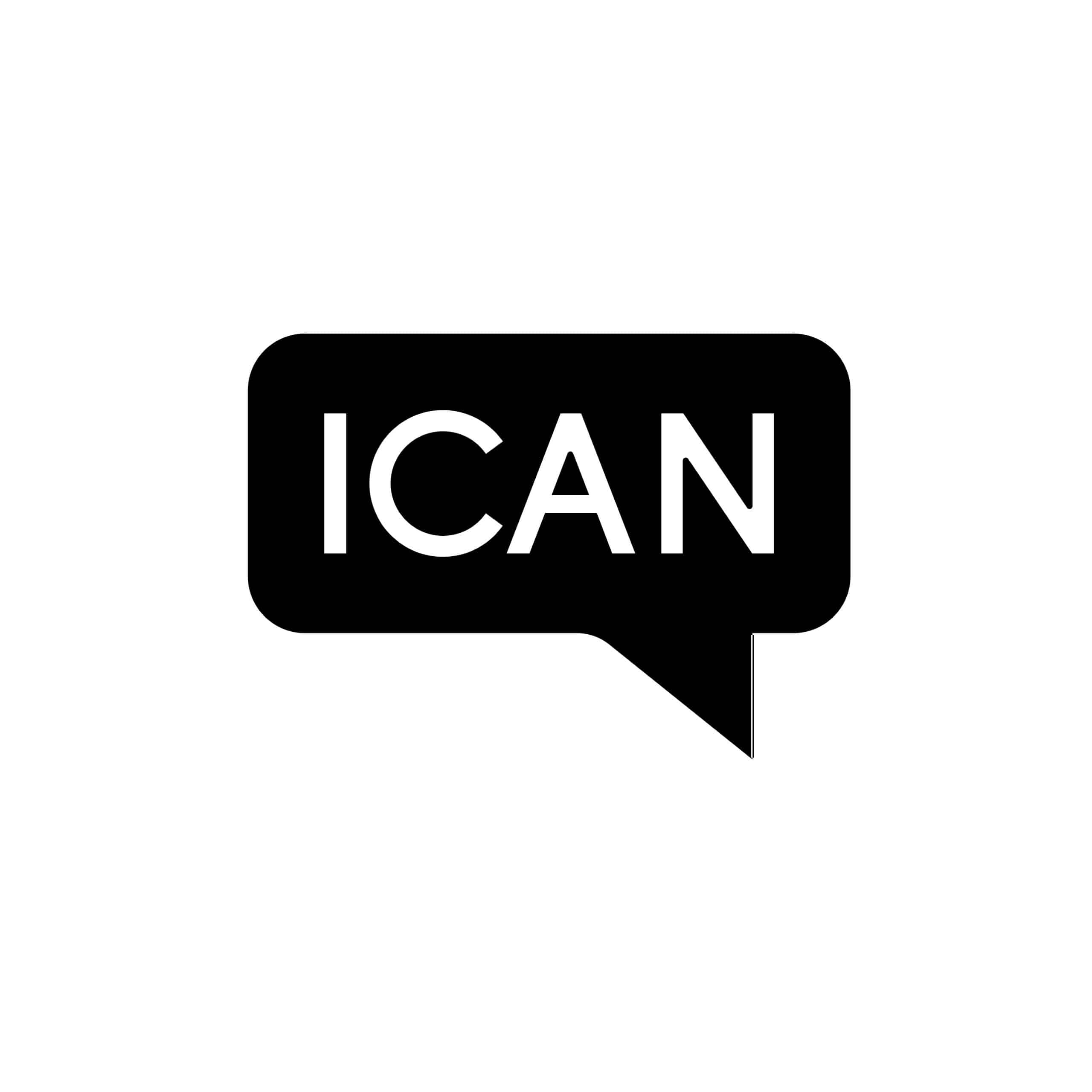 ICAN logo design, logo system, and branding designed by Stellen Design Branding and Logo Design agency in Los Angeles