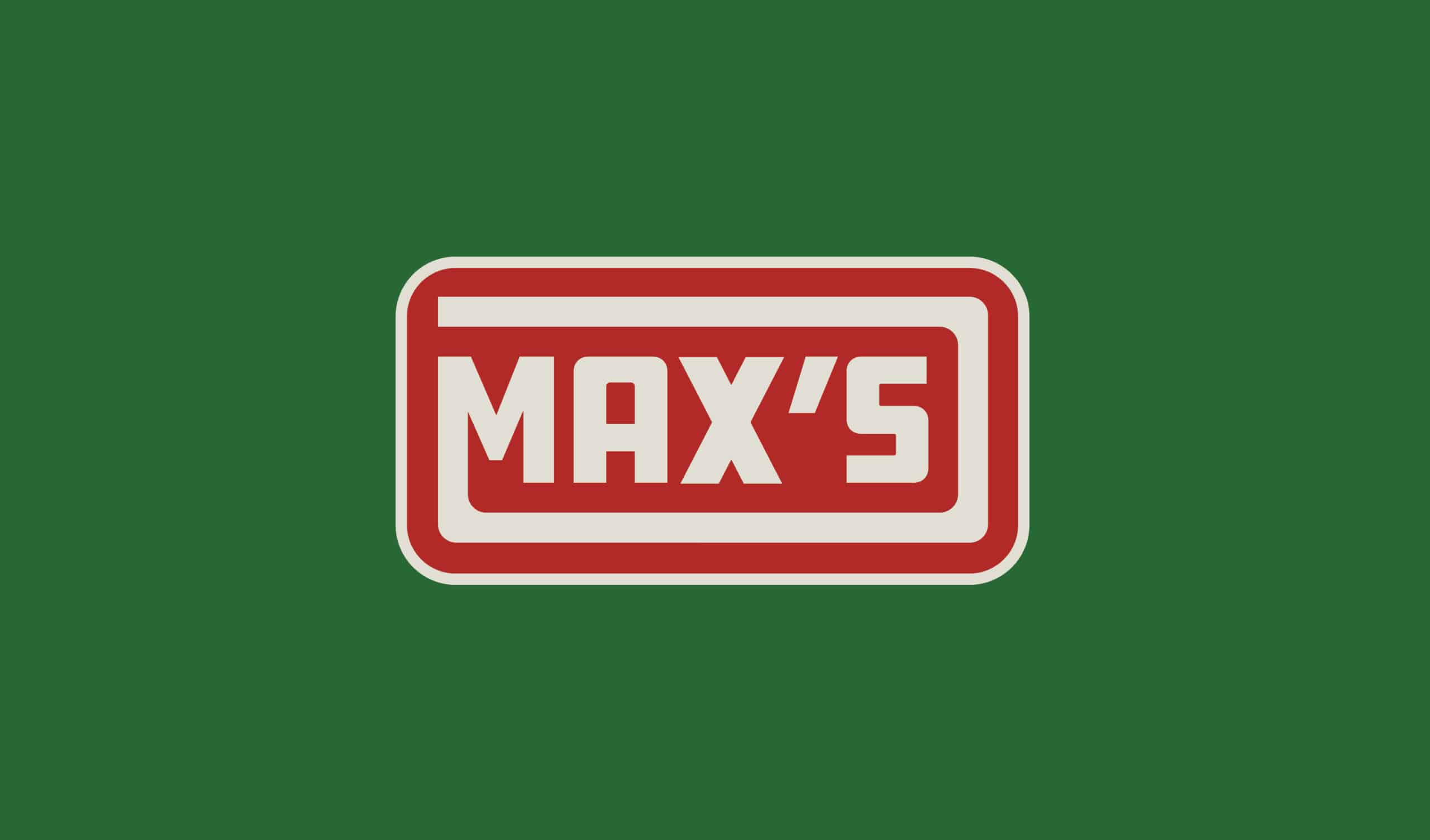 Maxs sports grill in Huntington Beach rebrand for hospitality groups by Stellen design branding and logo design agency in Los Angeles California