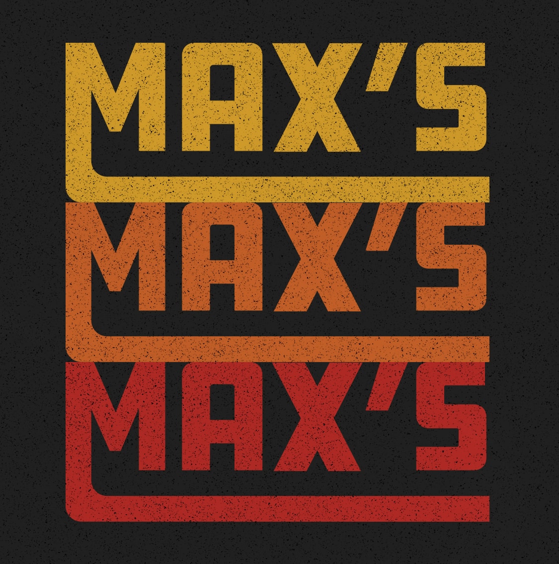 Maxs sports grill in Huntington Beach rebrand for hospitality groups by Stellen design branding and logo design agency in Los Angeles California