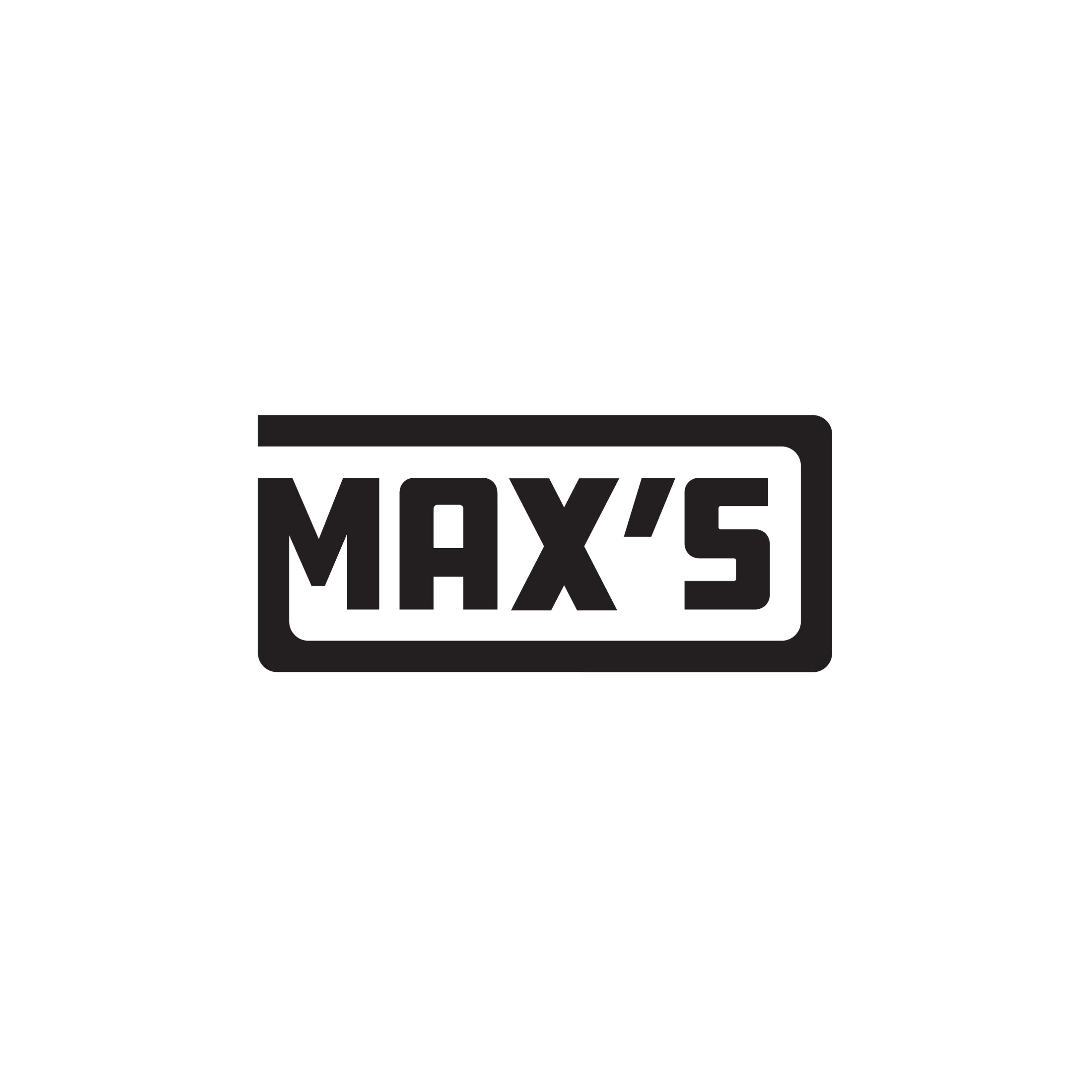 Maxs sports grill in Huntington Beach rebrand for hospitality groups by Stellen design branding and logo design agency in Los Angeles California