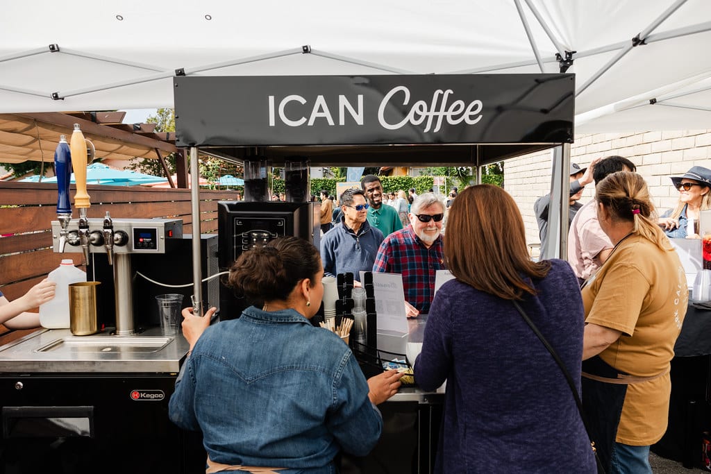 Photo ICAN Coffee by Stellen Design Hospitality Branding Firm Specializing in Logo Design for Restaurants in Los Angeles California
