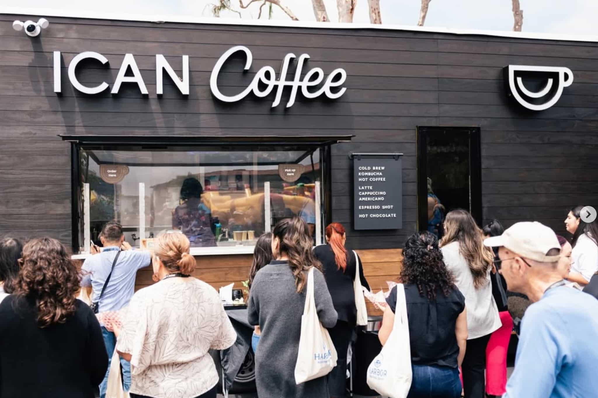 Photo ICAN Coffee by Stellen Design Hospitality Branding Firm Specializing in Logo Design for Restaurants in Los Angeles California