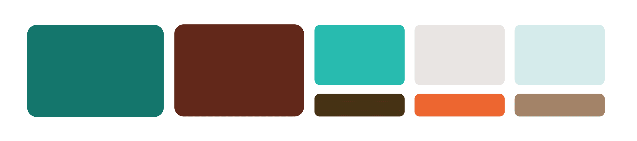 Colors ICAN Coffee by Stellen Design Hospitality Branding Firm Specializing in Logo Design for Restaurants in Los Angeles California